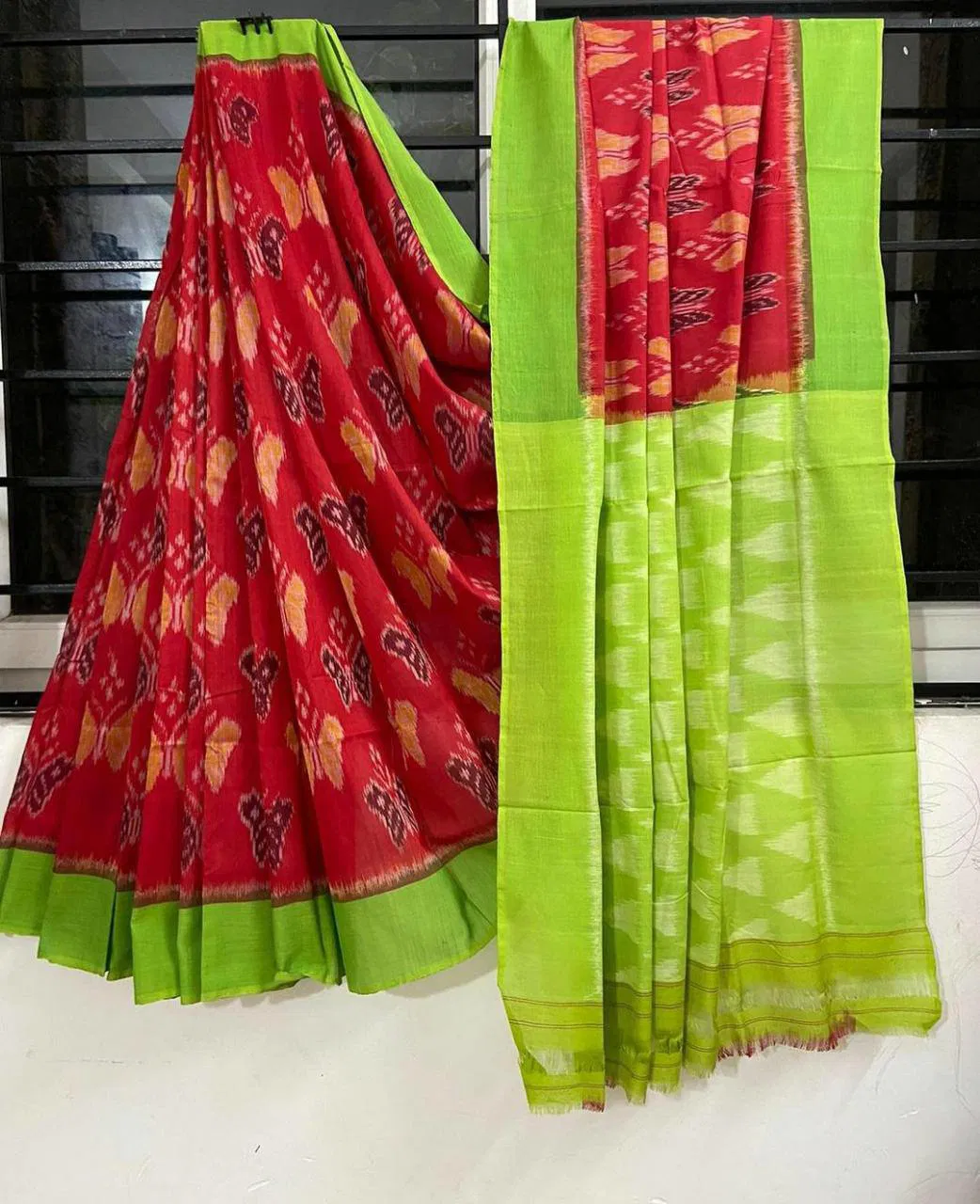 MG 113 Mangalya Plain Linen Digital Print Saree Catalog
